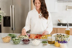 mediterranean diet meal prep example.